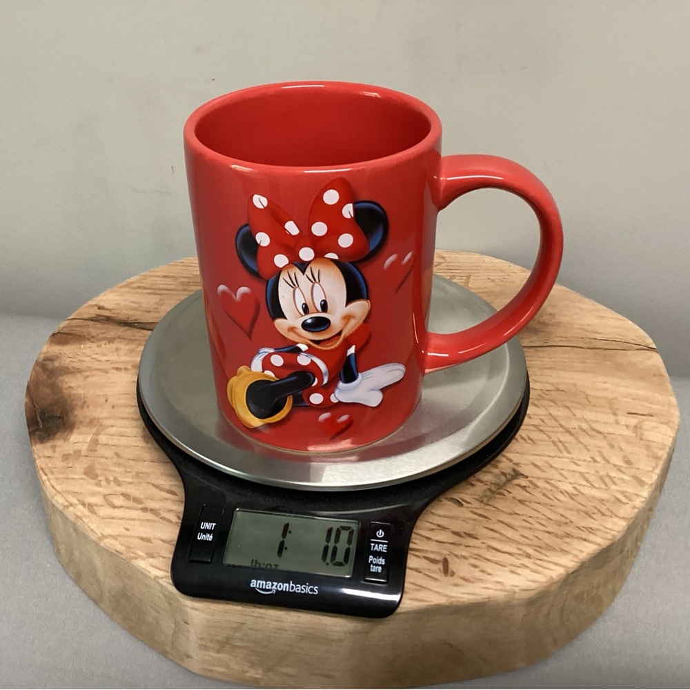 🔴 Disney’s Minnie Ceramic Crafted Coffee Mug / Cup - Like New - Stunning Colors - Picture 12 of 13